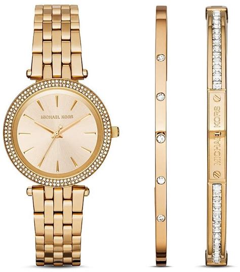 michael kors watches with bangles